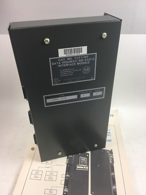 Allen Bradley 1771-KF Data Highway/RS-232-C From working machine