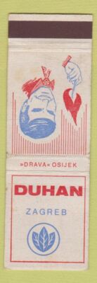 Matchbook Cover - Duhan Zagreb Drava Osijek WEAR