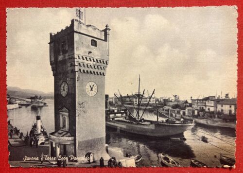 Cartolina - Savona - Torre Leon Pancaldo - 1953 - Foto 1 di 2
