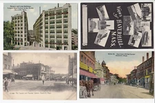 Haverhill, Mass Postcards Shoe Fact. Water St Square