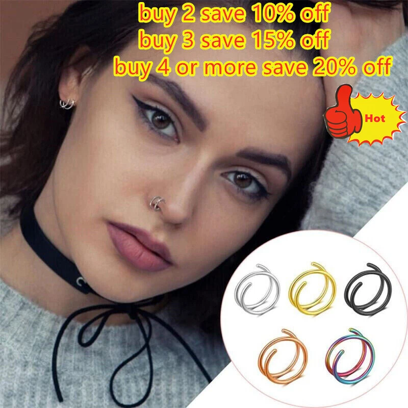 Different store nose hoops