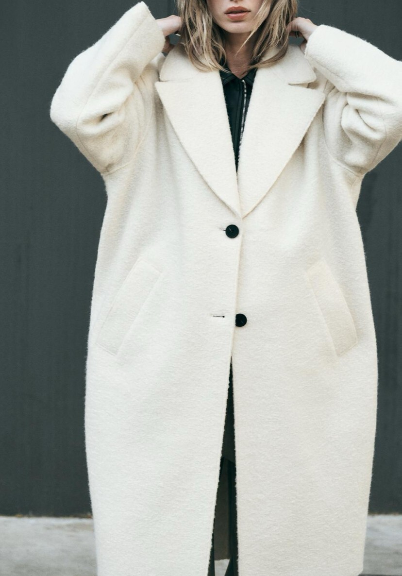 Boucle Jacket Bomber Beige Zara Jackets Coats Zara Oversized