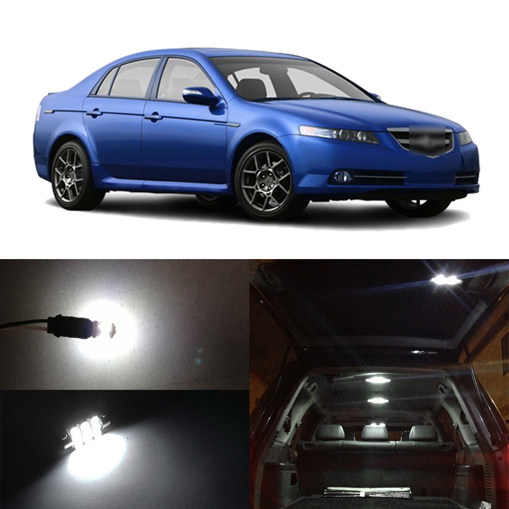 NewTopLEDGroup 11-Piece CANBUS White LED Interior Kit For 2004-2008 Acura TL