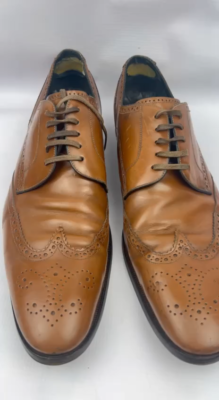 Dolce And Gabbana Brogue Brown Men Leather Lace Up Shoes UK  display picture 3