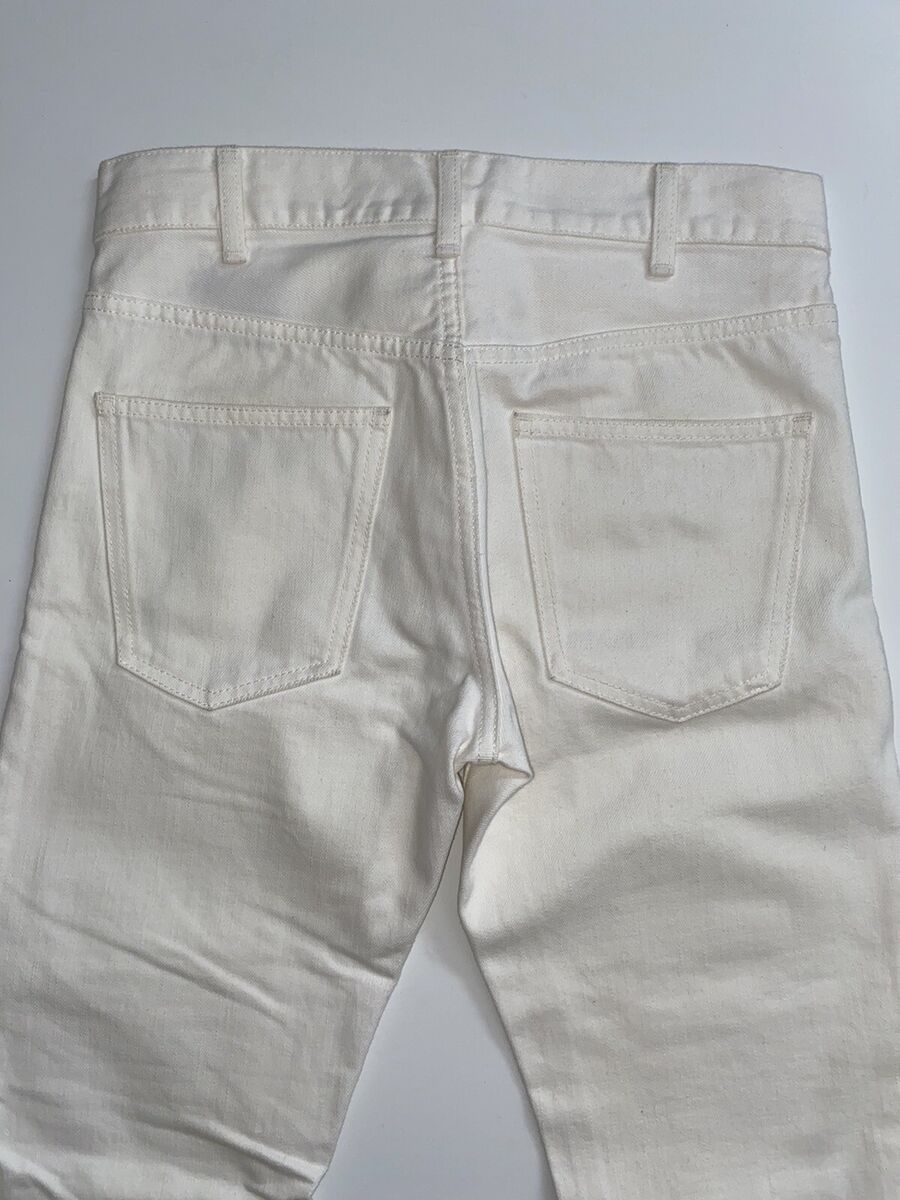 CELINE HOMME HEDI SLIMANE MENS WHITE DENIM SKINNY JEANS SIZE CELINE HOMME HEDI SLIMANE MENS WHITE DENIM SKINNY JEANS SIZE