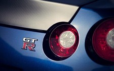 Cars up logos jdm nissan gtr Desk Mat Stitched
