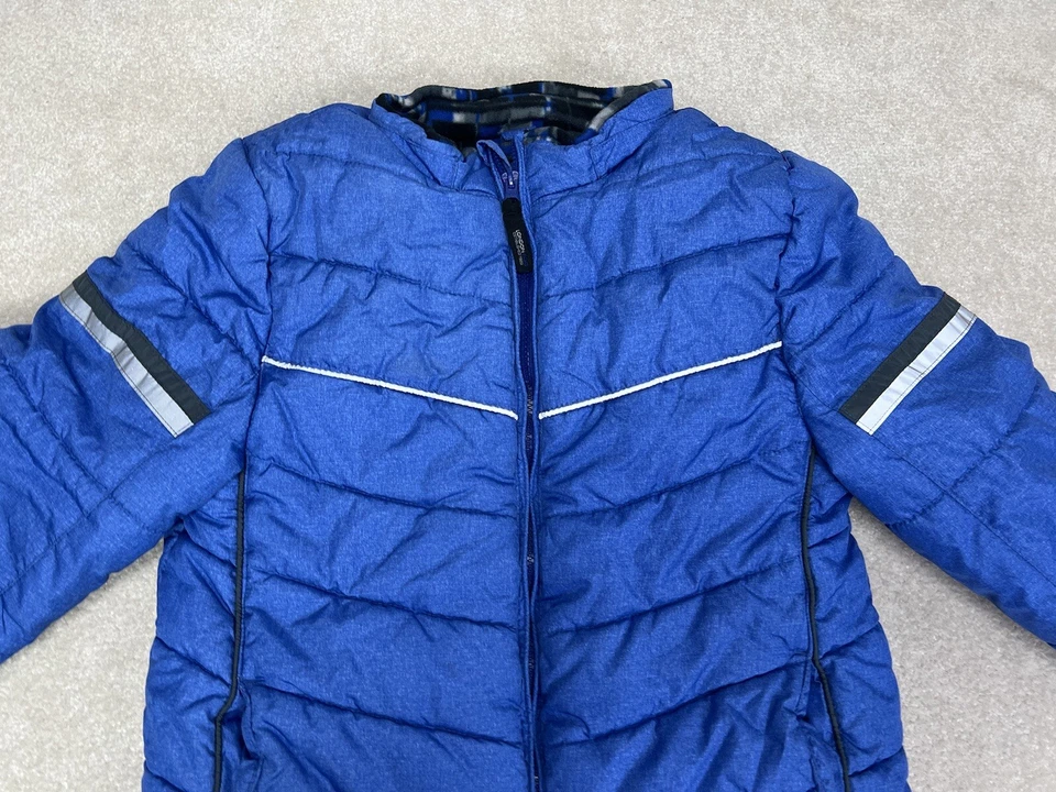 Chaqueta London Niebla Niños Grande Azul Invierno Abrigo Esquí Aislado Jóvenes Niños Foto 3 de 4