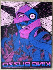KING BUZZO Melvins DETROIT Punk Rock Stoner 2014 Concert S/N SCREEN PRINT poster