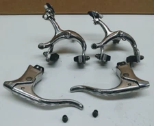 Vintage Shimano brakes front rear BR-Z57 Side Pull Calipers BL-Z304 Levers Japan