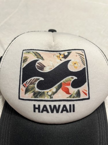 Billabong Hawaii Mesh Trucker Hat Cap Surfing Snapback Adjustable Preowned - Picture 2 of 5