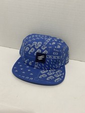 Image of United By Blue Impact Collection Hat  Blue Bandana Organic 5 Panel Strapback