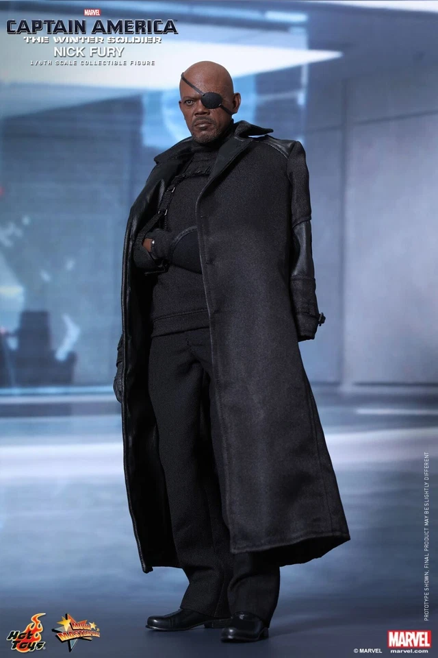 Figura 1/6 Hot Toys MMS315 Capitán América: El Soldado de Invierno Nick Fury Foto 4 de 4