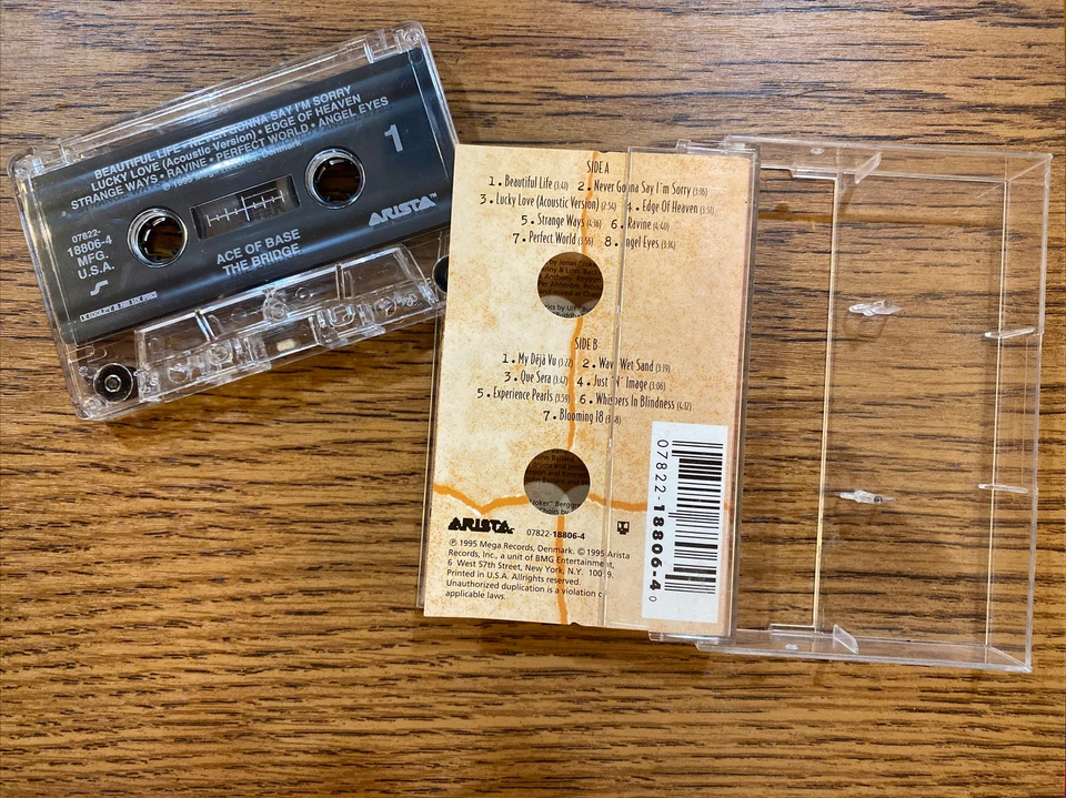 Ace of Base - THE BRIDGE cassette (1995, Arista/BMG Canada) - Image 3 of 3