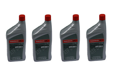 4 Quarts Genuine for Honda/Sterling ATF DW-1 Automatic Transmission Oil Fluid