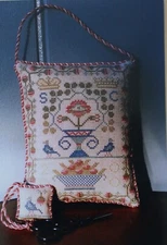 Irish Sampler Pincushion #2 - by Nostalgic Needle