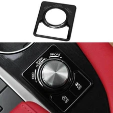 For Lexus RX350 450h 2016-2022 Black titanium Console Mode Adjust Control Frame