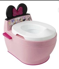 The First Years Disney Minnie Mouse Potty Training Toilet and Toddler Pink New