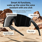 AI Smart Sport Sunglasses Bluetooth Call Real-Time Translation Cycling Windproof