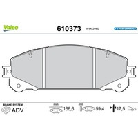 Valeo BremsbelÄGe Satz Vorne Passend FüR Lexus Es Nx Rx Toyota Camry Rav