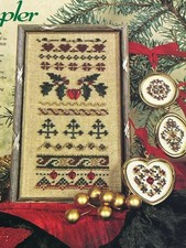 Christmas Sampler & 3 Ornaments Cross Stitch ...