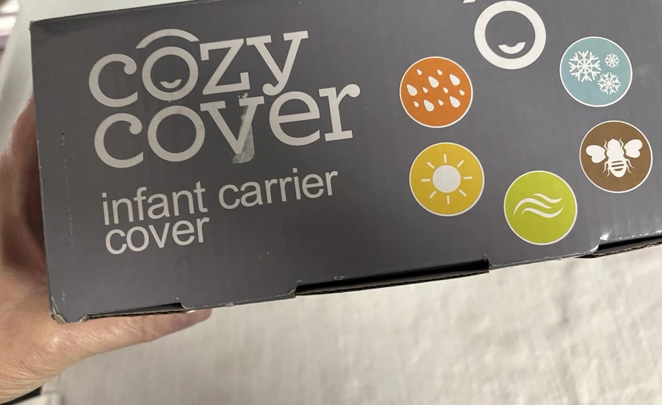 Cozy Cover Infant Carrier Cover Protects Babies From The Outdoor Elements • Gray - Image 4 of 4
