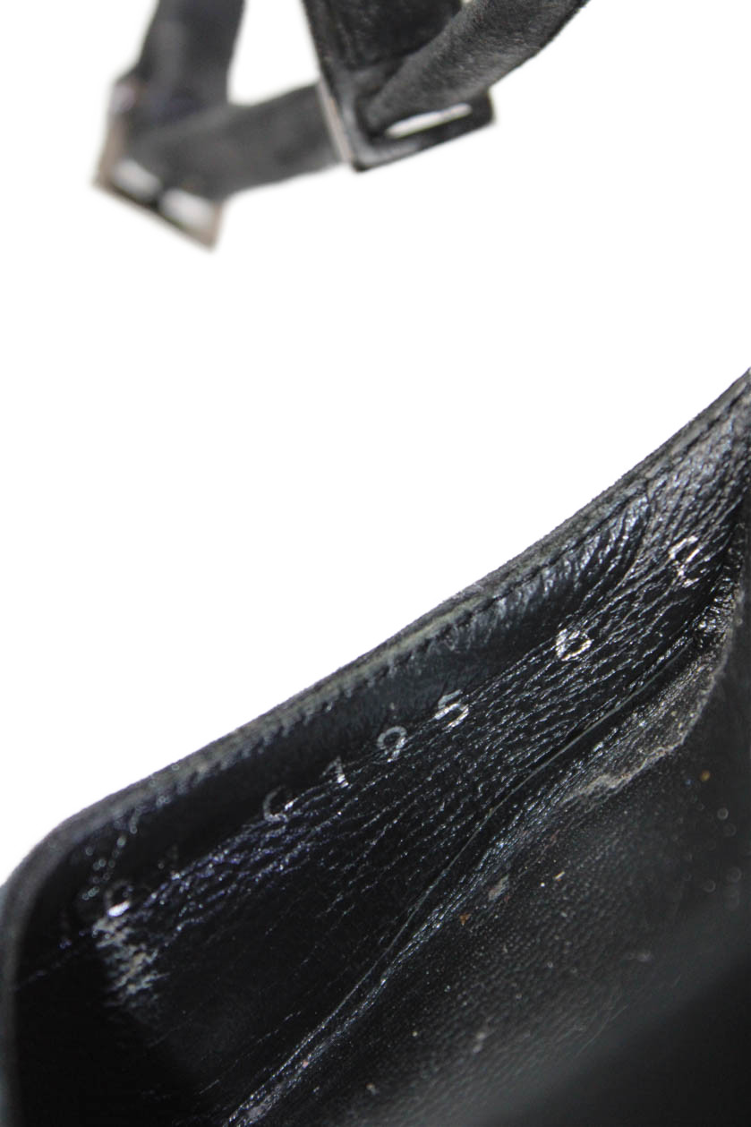 Gucci Womens Suede Pointed Toe Slingbacks Pumps Black Size 6 B thumbnail 7