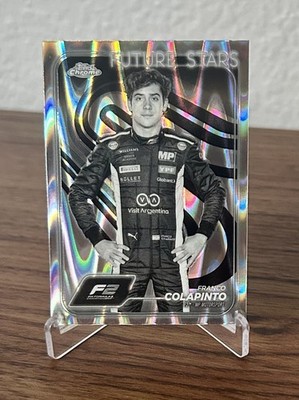 2024 Topps Chrome F1 - Franco Colapinto | Black & White Raywave Refractor #24