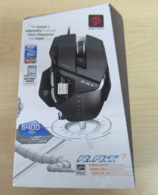 Mad Catz R.A.T. 7 GAMING Maus RAT 7 Optical Sensor 6400 DPI Vorwärtstaste fehlt