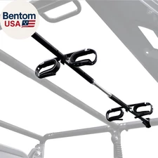 UTV Gun Rack, Overhead Hunting Tool Holder Roof Mounted Adjustable Fit 48"-57" S