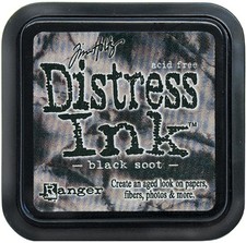 Tim Holtz Distress Ink Pad-Black Soot - 3 Pack