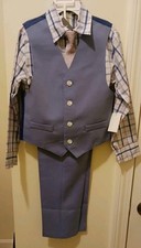 Boys Van Heusen 4T Vest Suit 4 Piece NWT Easter, Weddings