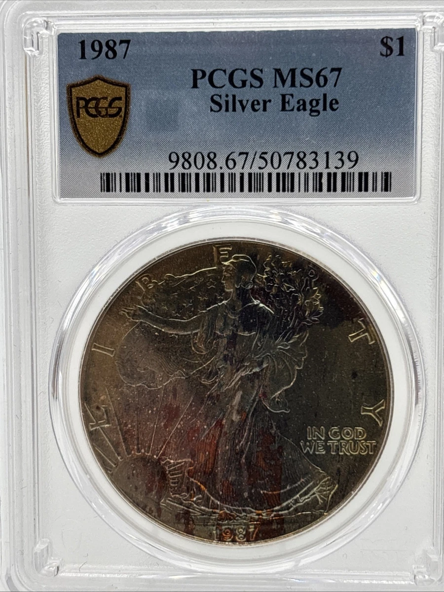 American Eagle PCGS 1987 Silver Bullion Coins for sale | eBay