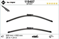 Swf Scheibenwischer Wischblatt WischerbläTter Das Original Set Vorne 119.407