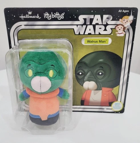 Hallmark Itty Bittys WALRUS MAN 2017 SDCC Sealed Exclusive LE Star Wars Carded