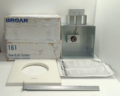 Broan-NuTone 161-H Infrarotlampe Deckenheizung | 120V 60Hz 2,1A | Gehäuseeinheit