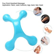 Four Point Handheld Massager Full Body Massage Tool for Waist Neck Foot Leg Head