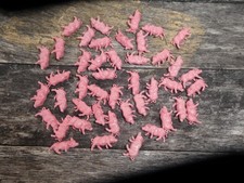 Lot Of Miniature Pig Figurines Mini Cute Small Tiny Vintage Pigs