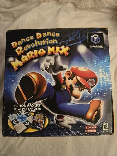 Dance Dance Revolution: Mario Mix Bundle Nintendo GameCube Complete In Box CIB