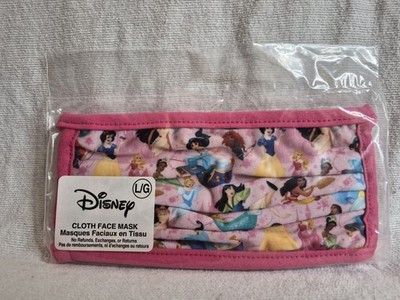 Disney's Cloth Face Mask for Children Size Large Pink New