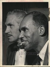 1967 Press Photo Dr. Leo Doherty & Dr. Roscoe Brown Jr., New York educators