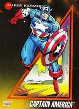 1992 Marvel Universe #37 Captain America