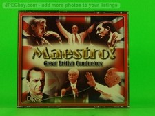 VARIOUS ARTISTS MAESTRO GREAT BRITISH CONDUCTORS (3 x CD) (Z109) 20+ Track CD Al