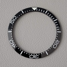 SEIKO Bezel Insert SKX007 / SM Black Ceramic Sloped C3