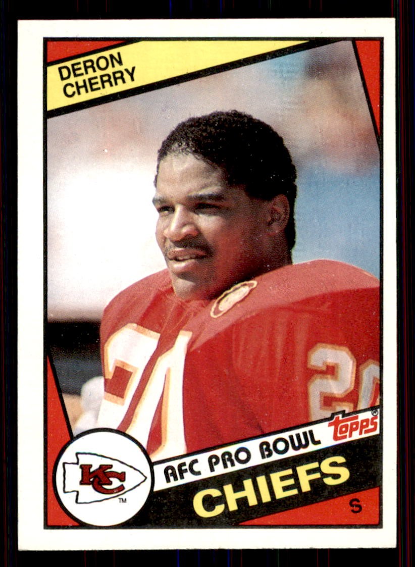 1984 Topps #89c Deron Cherry Kansas City Chiefs RC