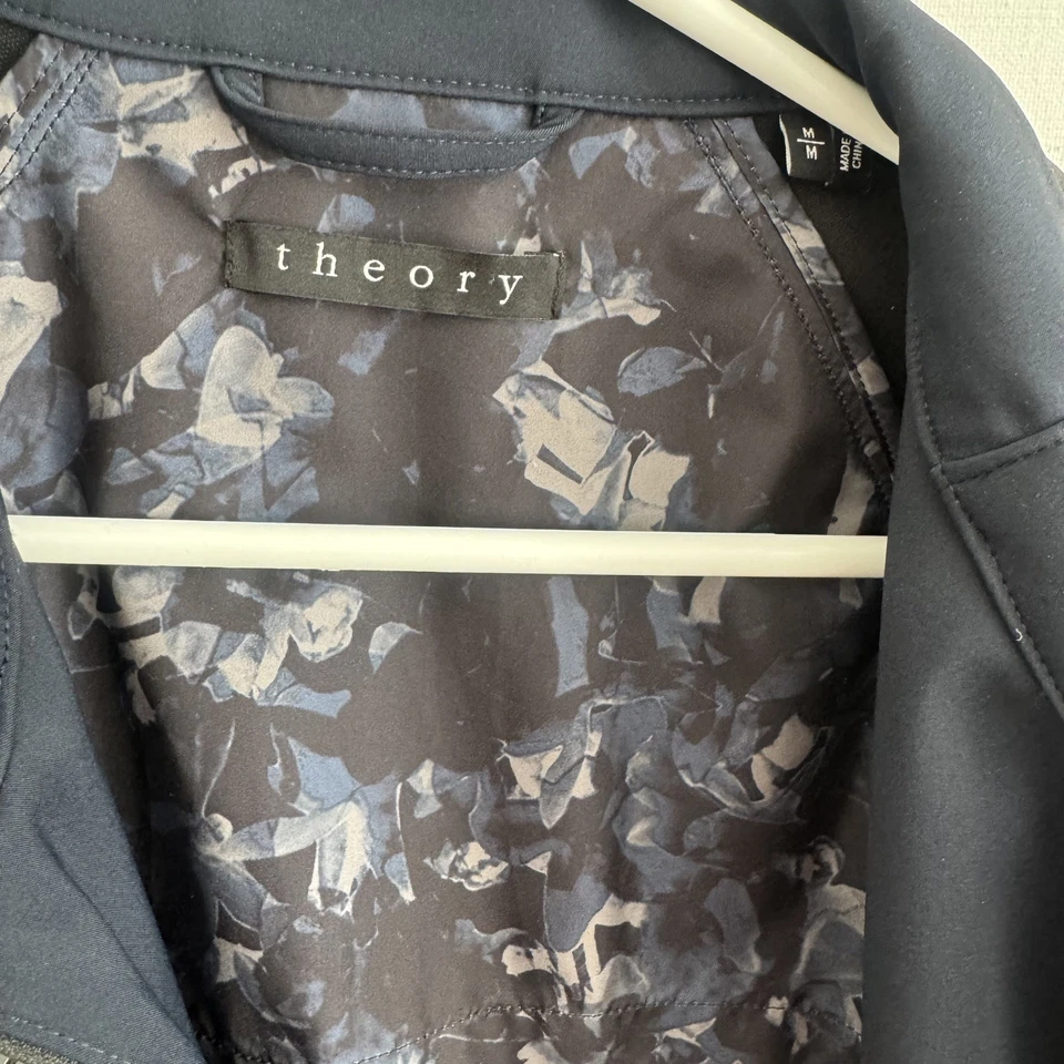 Theory Jacket Size Medium Navy Blue - Image 2 of 4