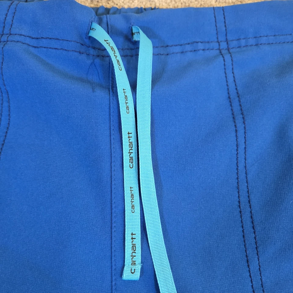 Calça Carhartt Force Scrub Cargo Feminina Tamanho Grande Azul Verdadeiro Médica  - Imagem 4 de 4