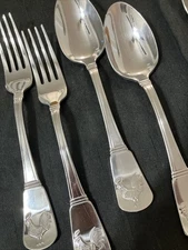 Cuisinart Elite French Rooster Stainless Flatware 