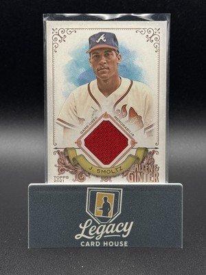 2021 Topps Allen & Ginter #AGA-JSM John Smoltz Full-Size Relics A