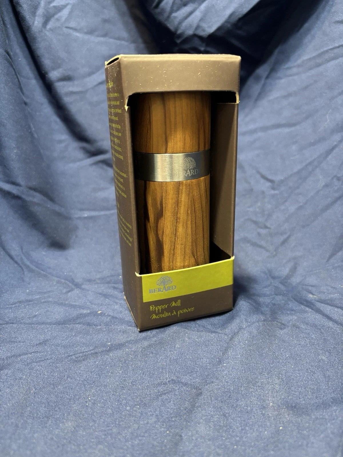 Berard Olive Wood Salt Mill  6.5"