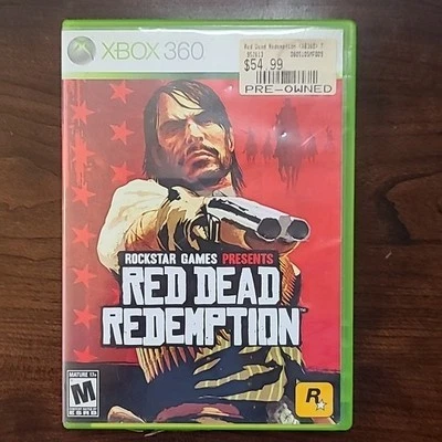 Red Dead Redemption Microsoft Xbox 360, 2010, NTSC, Game with Case and Manual